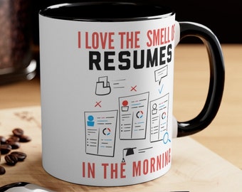 HR Mug, HR Manager Gift, Human Resources Mug, Funny Recruiter Mug Gift, Cute Womens HR Coffee Cup