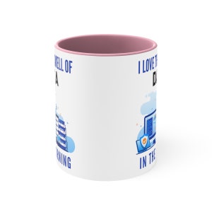 Data Scientist Mug, Data Analyst Mug, Funny Data Science Gift, Christmas Birthday Gift, Blue Handle and Inside image 6