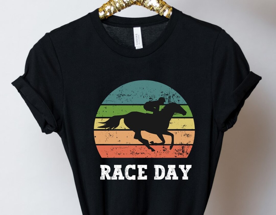 Horse Racing Shirt Horse Racing Tshirt Horse Racing Gift Etsy