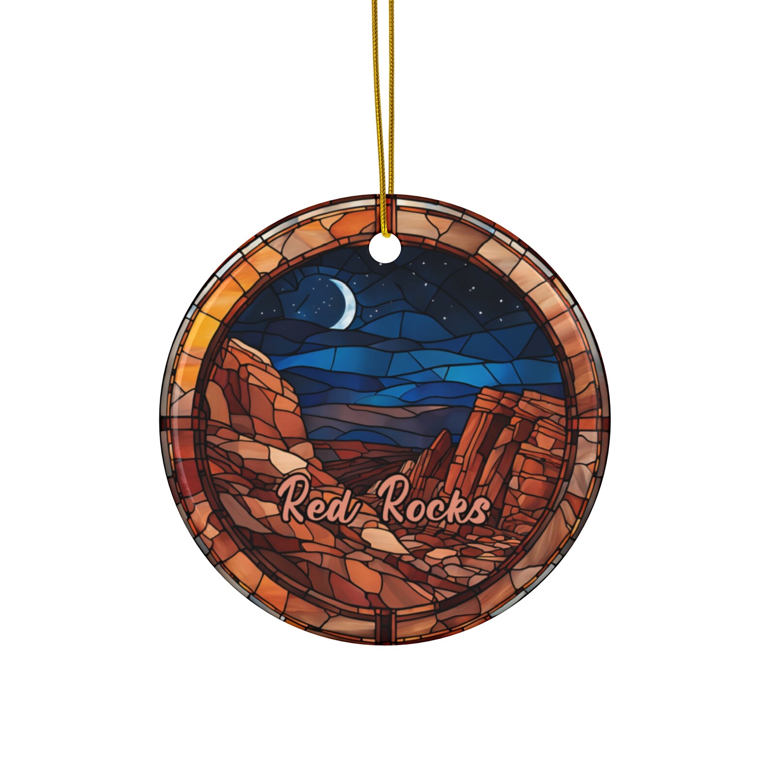Red Rocks Ornament, Christmas Tree Ornament, Holiday Ornament, Colorado ...