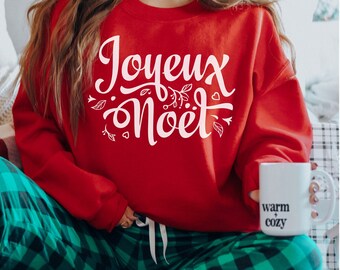 Joyeux Noel Shirt, French Merry Christmas Sweatshirt, Christmas Gift, Cajun Christmas Shirt, Christmas Shirt