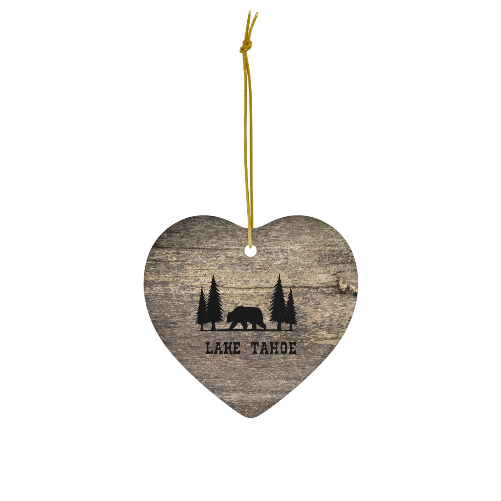 Lake Tahoe Ornament Lake Tahoe Gift Travel Gifts Christmas Etsy