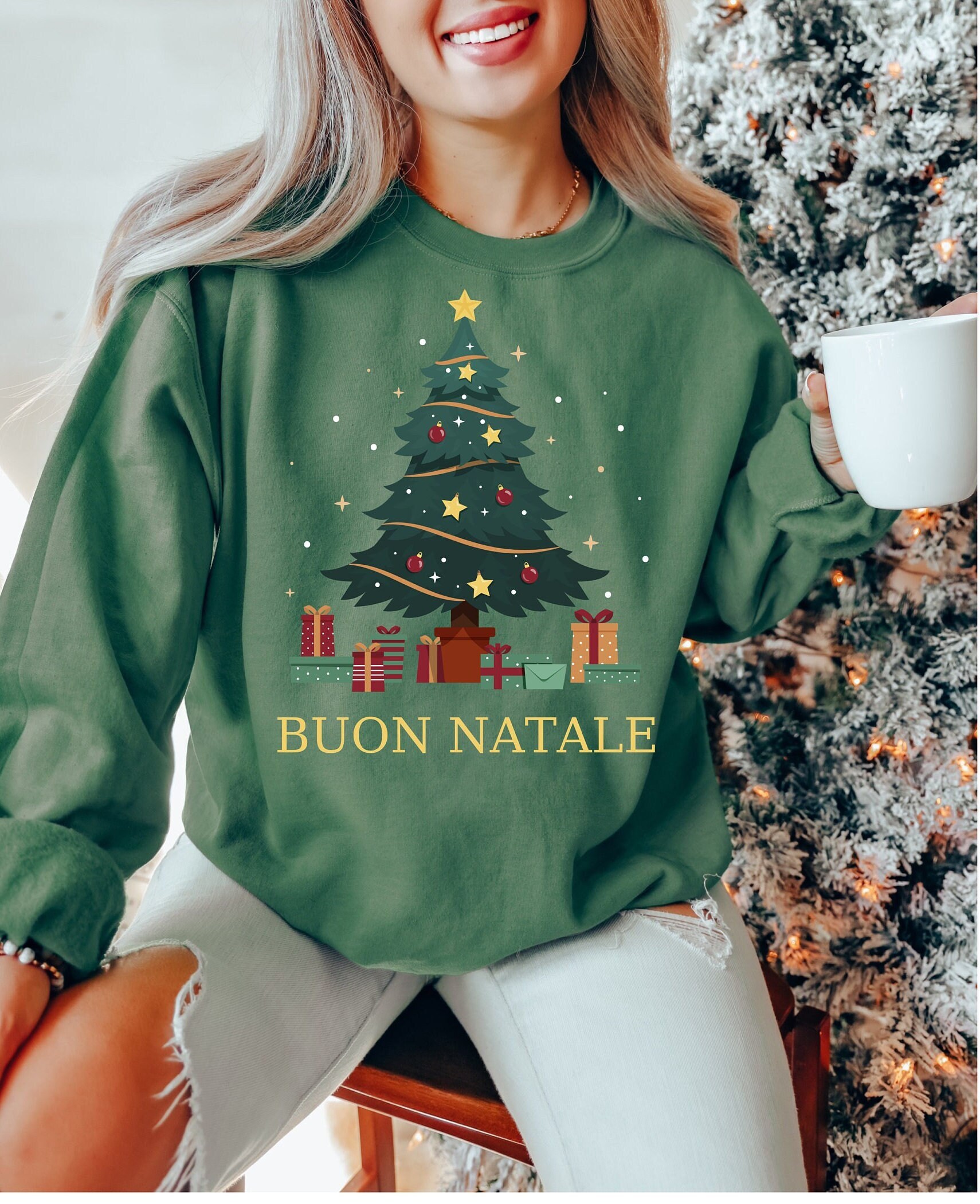 Christmas Sweater Pullover Natalizio Christmas Sweater Amazon