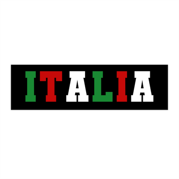 Italian Bumper Sticker Etsy