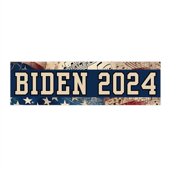 Biden Bumper Sticker, Political Stickers, Car Accessories, Election 2024, Democracy Sticker, Liberal Stickers