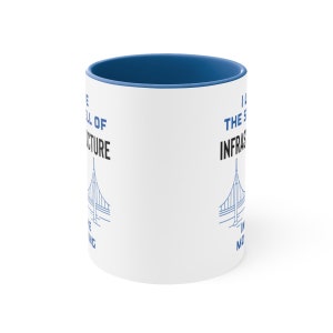 Infrastructure Mug, Infrastructure Gift, Civil Engineer Gift, Architect Gift, Transportation Highway Bridge Broadband Internet image 2