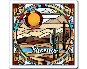 Aimant Phoenix, aimant pour réfrigérateur, cadeau de voyage en Arizona, souvenir souvenir, cadeau pour les voyageurs