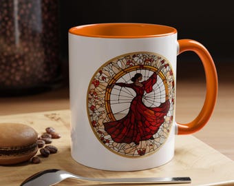 Tazza Spagna, tazza da caffè, regalo da viaggio, regalo per lei, ballerina di flamenco, souvenir