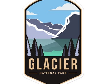 Free Shipping! NOS Glacier National Park Montana Marmot Decal Sticker 