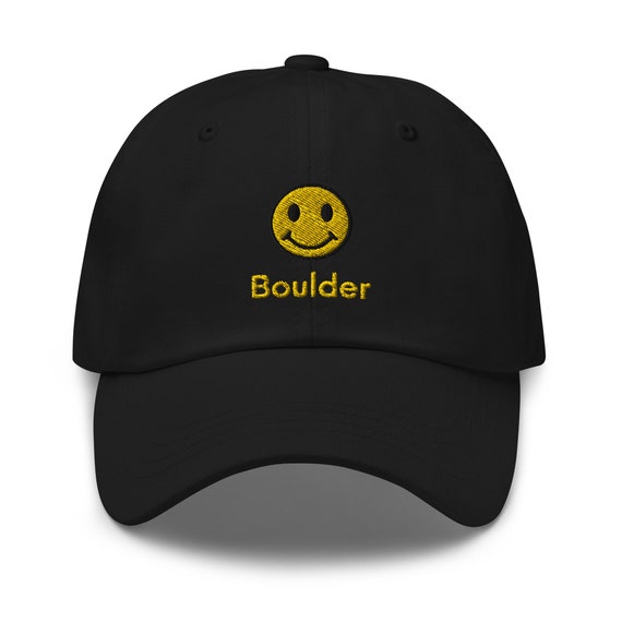 Smiley Face Hat Boulder Hat Boulder Colorado Hat Boulder Etsy