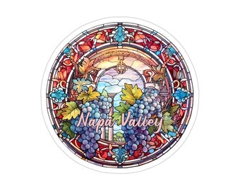 Napa Valley Sticker, Travel Gift, Wine Country Vacation Sticker, Vinyl Outdoor Sticker, Cute Trip Decal, Travel Gift, Car Accessories