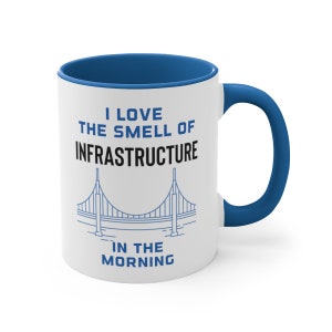 Infrastructure Mug, Infrastructure Gift, Civil Engineer Gift, Architect Gift, Transportation Highway Bridge Broadband Internet image 3