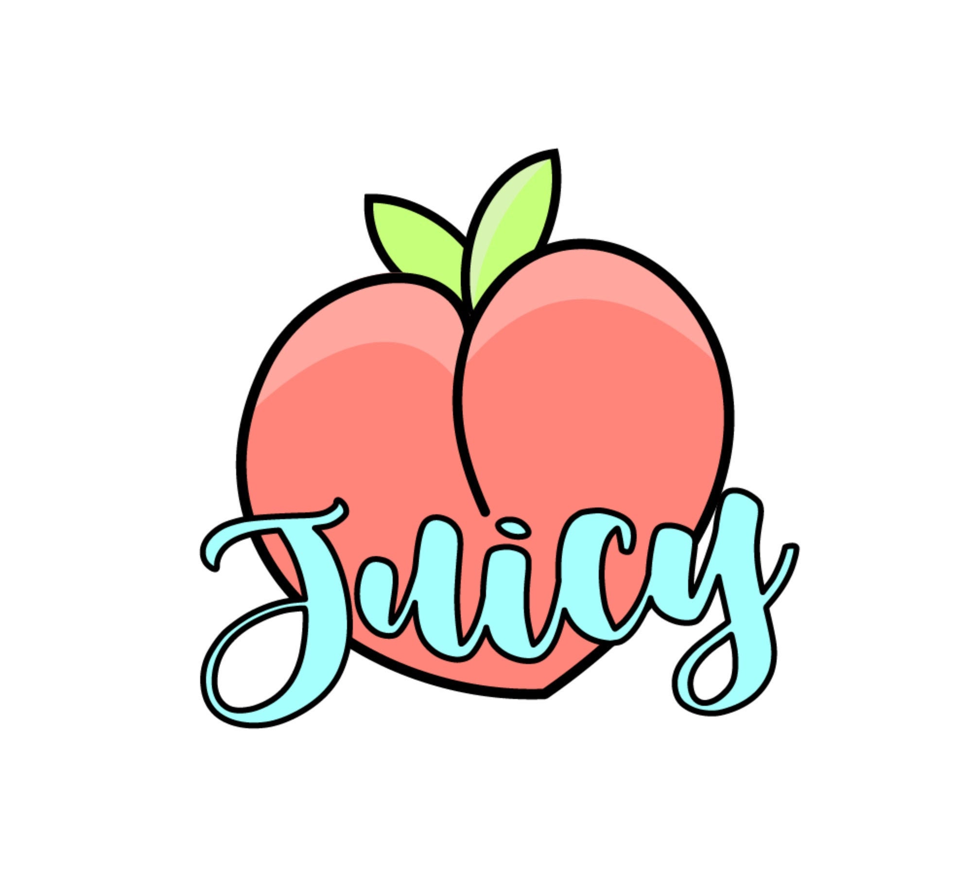 Juicy SVG - Etsy