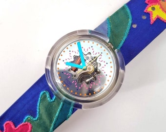 Unworn 1992 Vintage Pop Swatch VERUSCHKA, With Original Box & New Battery, Pop Swatch PWZ103, Vintage Swatch Watch, Mint Condition