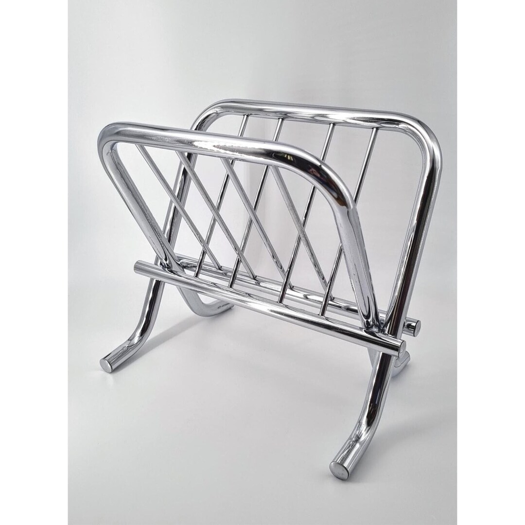 Vintage ZACK Magazine Rack 1980s Designer Magazine Holder Etsy