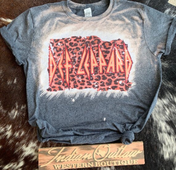 Bleached Def Leppard T-shirt | Etsy Canada