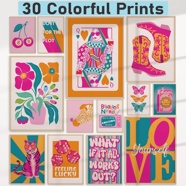 Cute Girly Wall Art Prints - Etsy