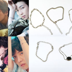 BTS Fashion Inspired RM SUGA j-hope Jimin V Bracelets