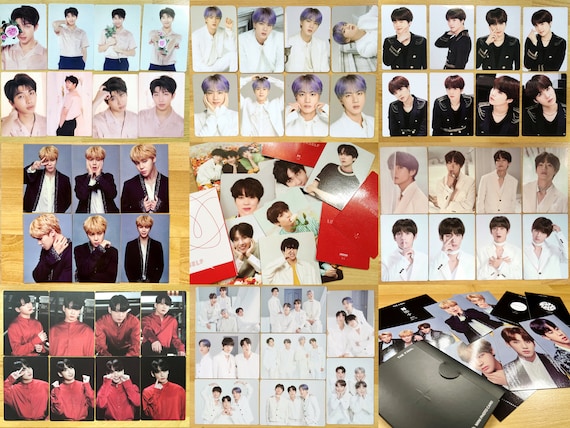 BTS Photocard Wings, Love Yourself, Map of the Soul, BBC 