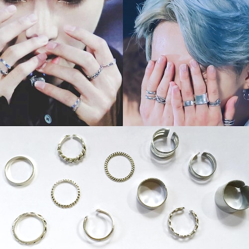 BTS Fashion Inspired SUGA J-hope Jimin V Jungkook Stackable