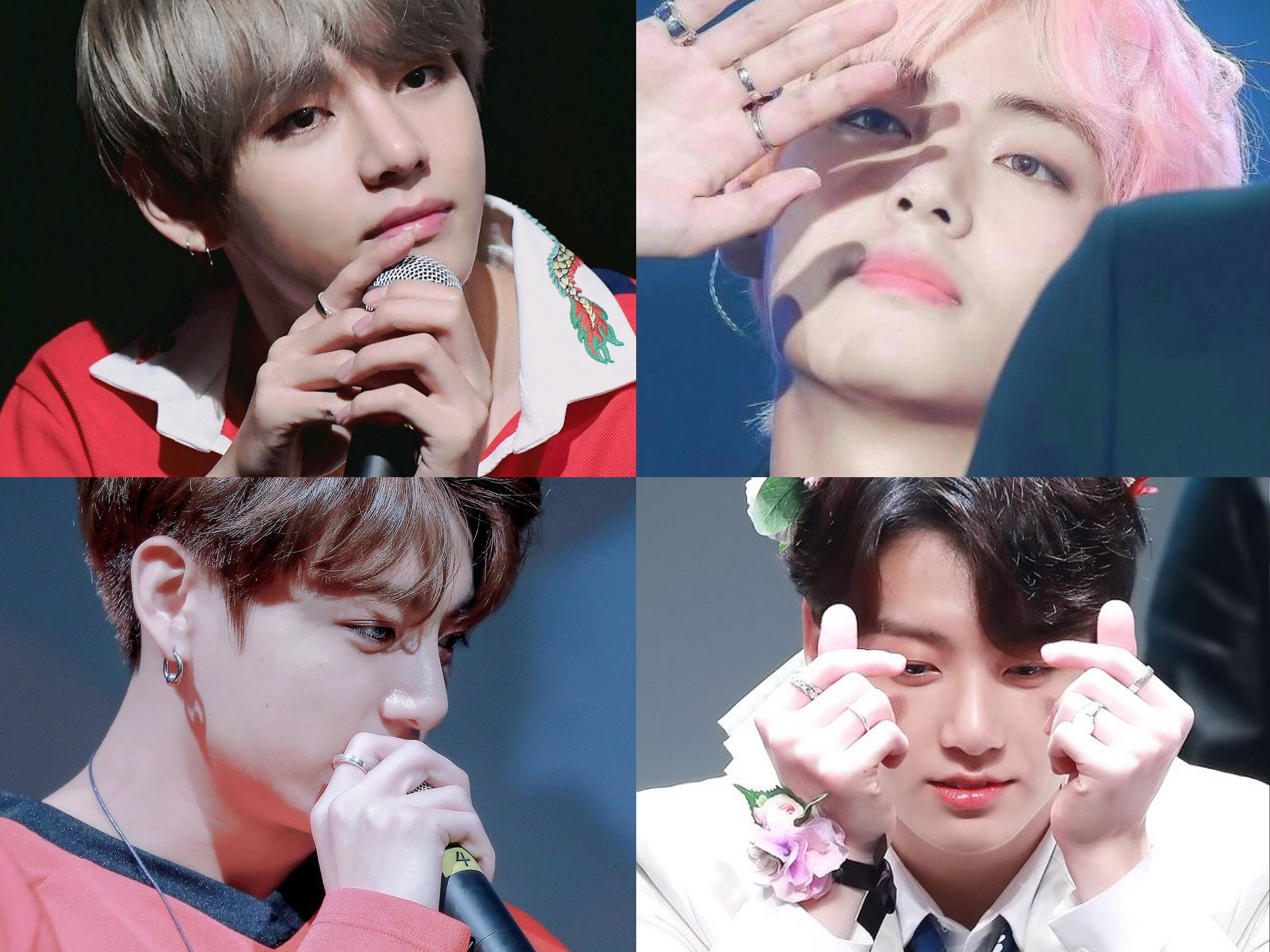 BTS Fashion Inspired J-hope Jimin V & Jungkook Silver Band BTS Fashion Inspired J-hope Jimin V & Jungkook Silver Band