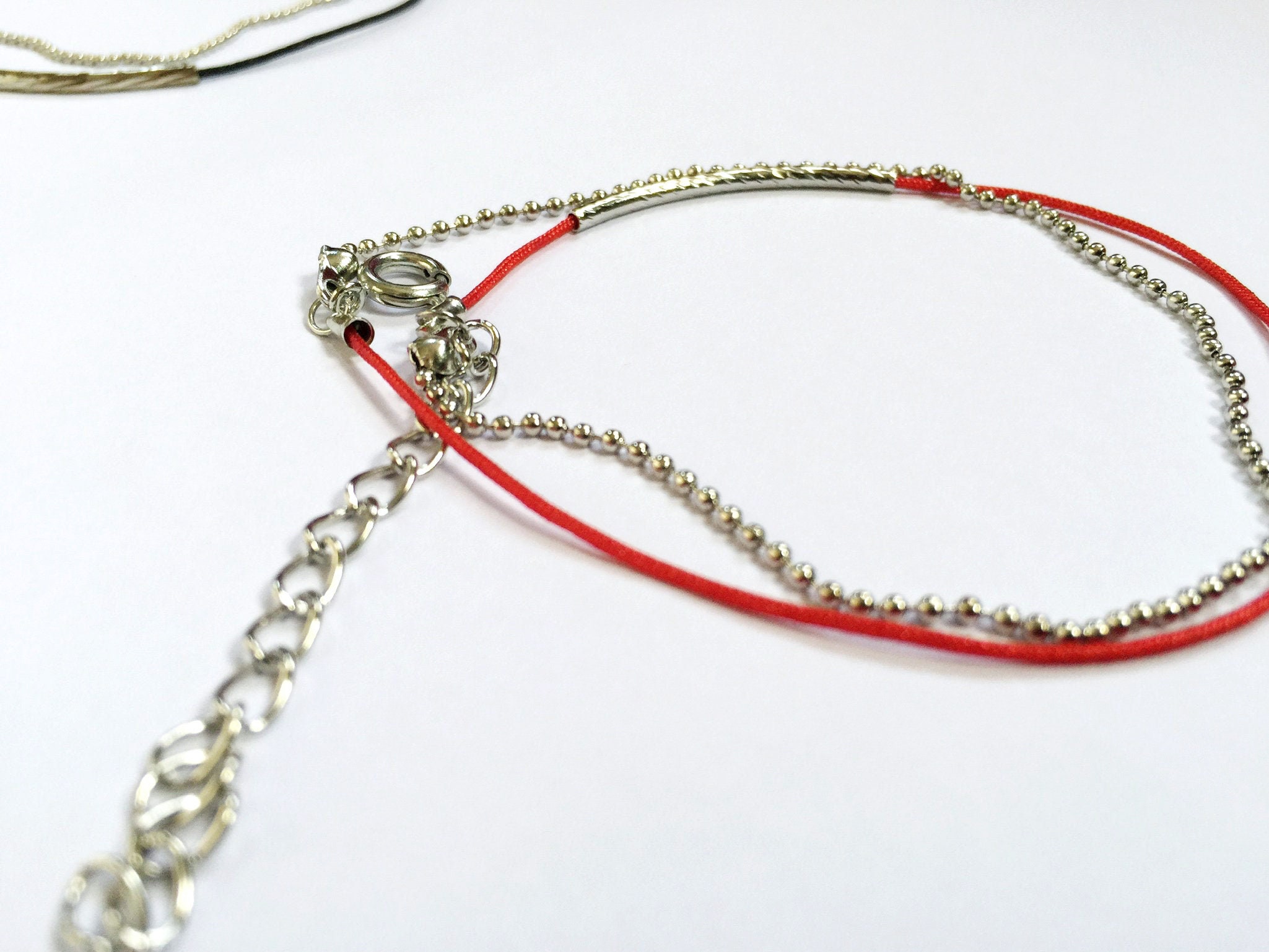 BTS Fashion Inspired V & Jungkook String Metal/tassel Charm