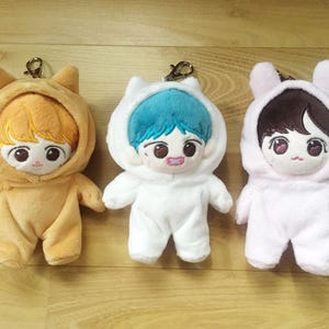 BTS Maknae Line Plüschpuppe Schlüsselanhänger - V Jimin Jungkook