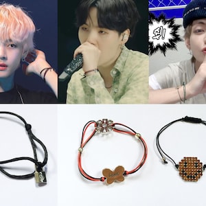 BTS Fashion Inspired SUGA & V Bracelets