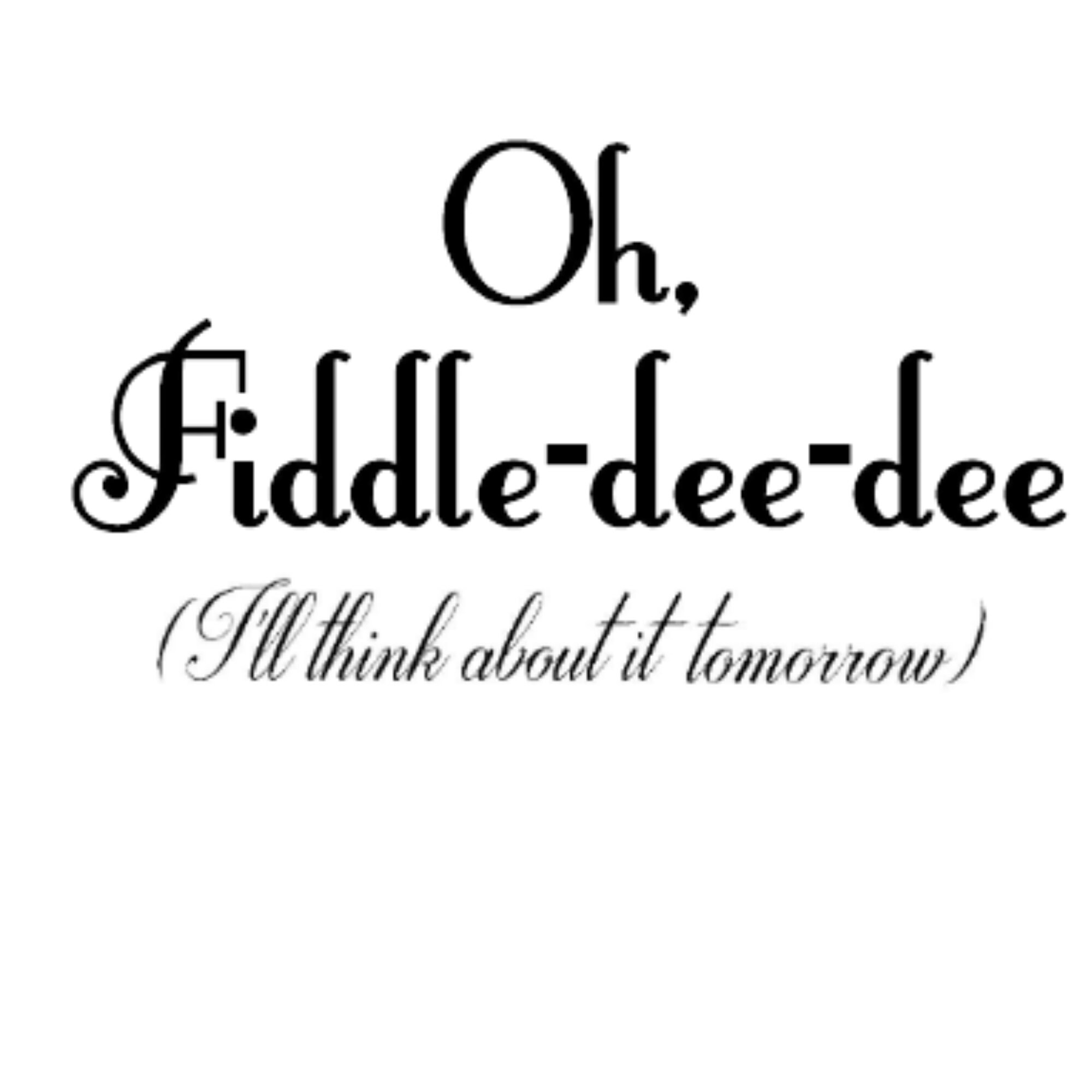 Fiddle-dee-dee Graphic Tee, Gone With the Wind, Quote, Scarlet - Etsy