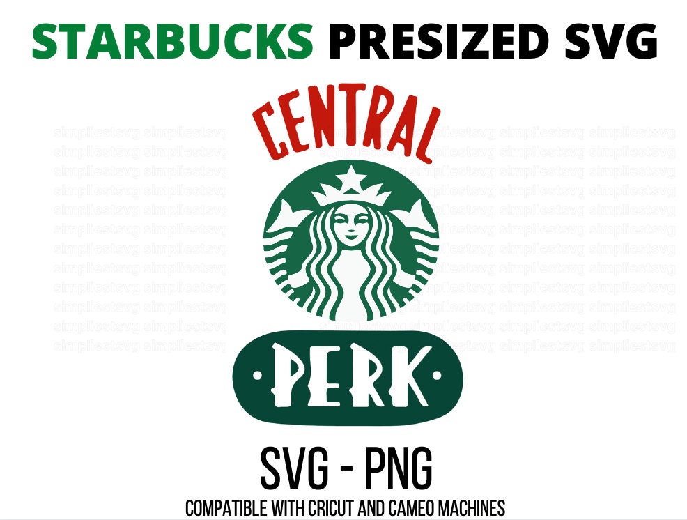 Central Perk SVG Friends Presized Starbucks Venti Cold Cup | Etsy