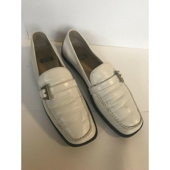 STUART WEITZMAN White Leather Driving 