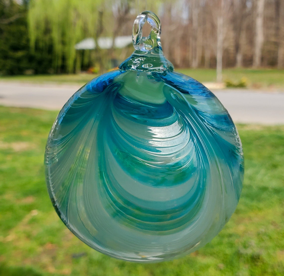 Handblown Glass Ornaments Blown Glass Ornaments Etsy