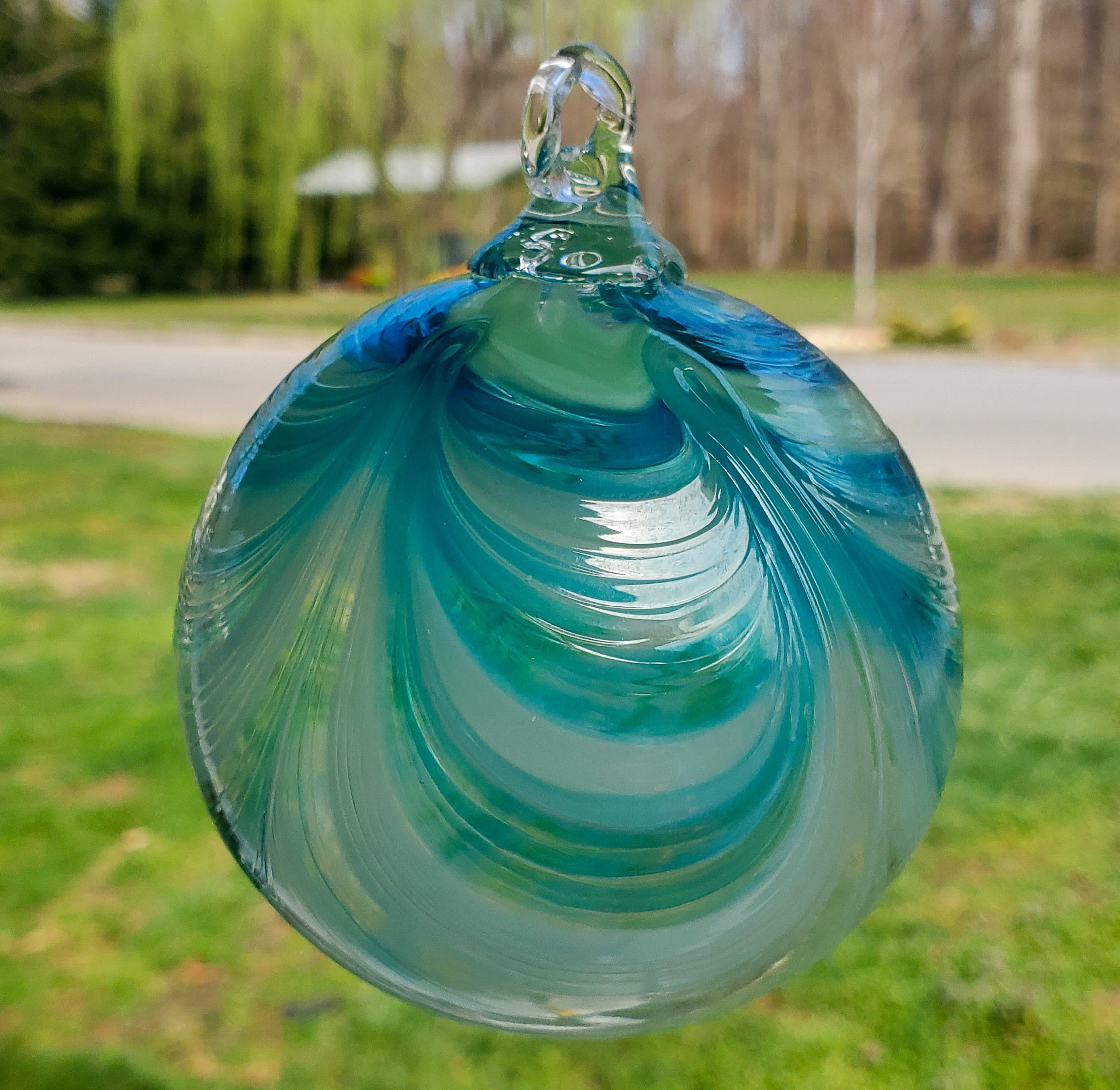 Handblown Glass Ornaments Blown Glass Ornaments Etsy