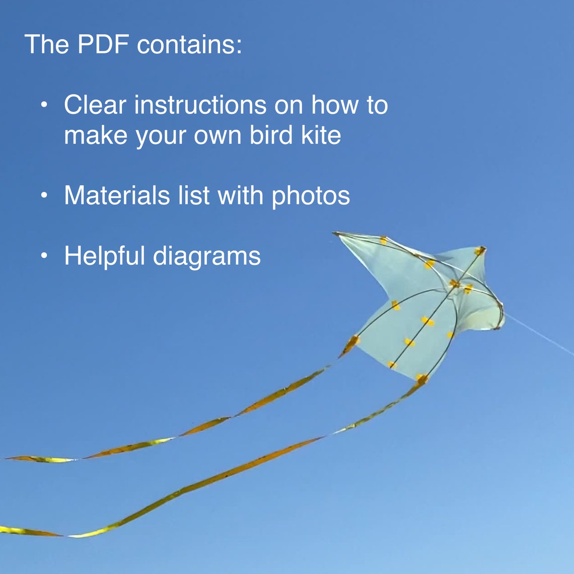 How to Build a Bird Kite Etsy