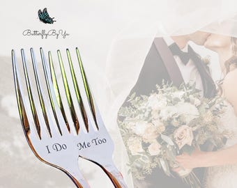 Engraved Wedding Forks – Personalized Keepsake for Your Special Day