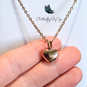 Engraved Heart Urn Necklace: Stainless Steel Cremation Jewelry, Pet Loss Gift