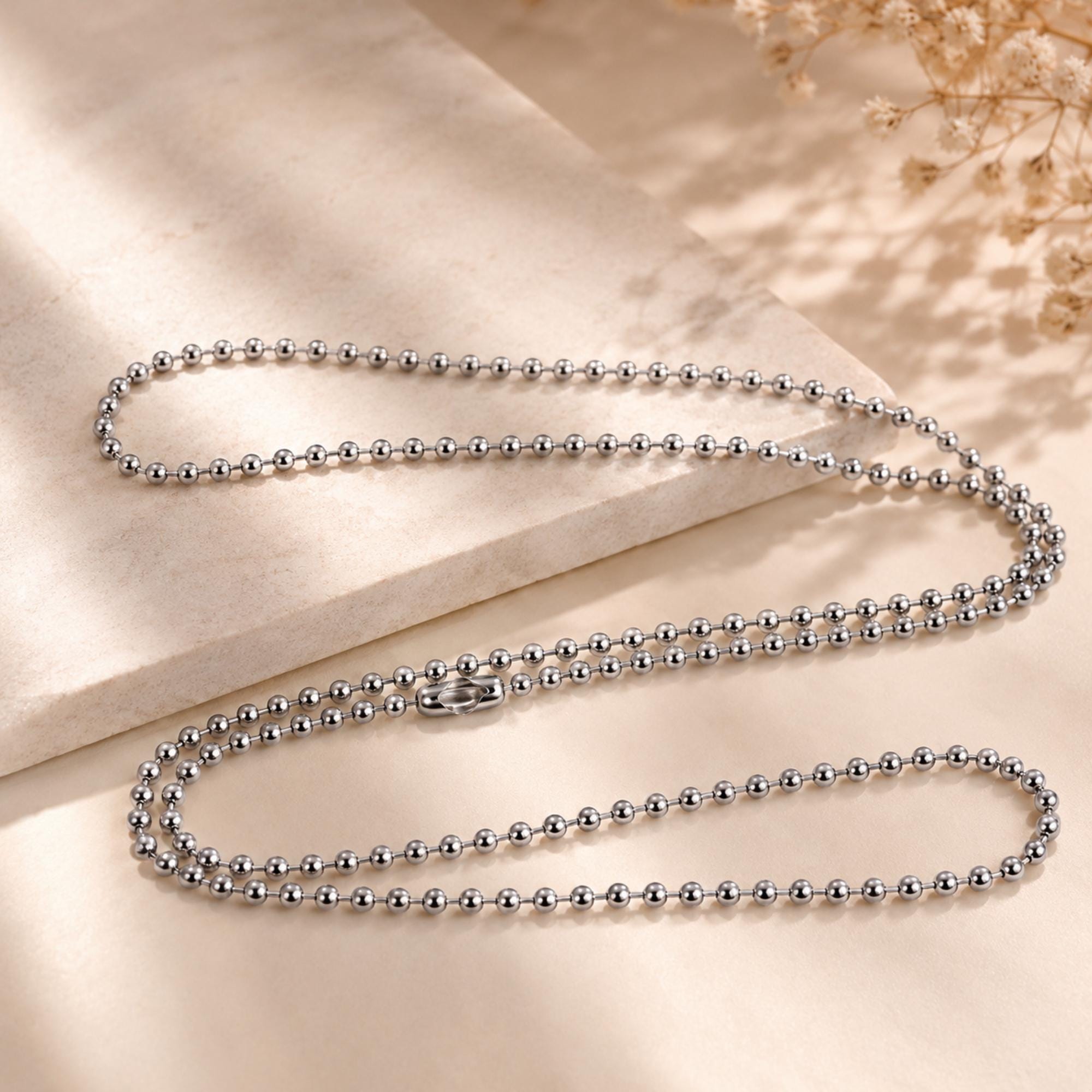 Chrome Hearts Ball Chain Necklace - Etsy