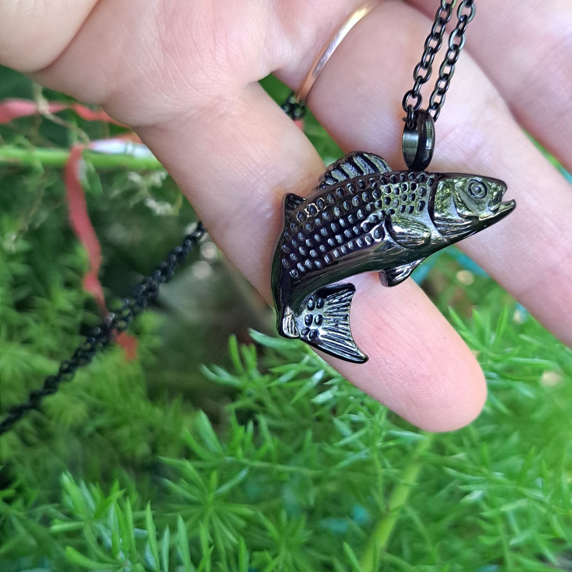 Bass Fish Necklace 