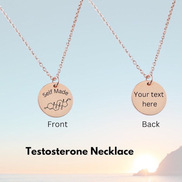 Cadeau transgenre de symbole de testostérone fait maison