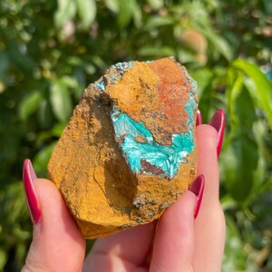 Raw Aurichalcite & Calcite In Matrix Mineral Crystal Cluster Specimen 5