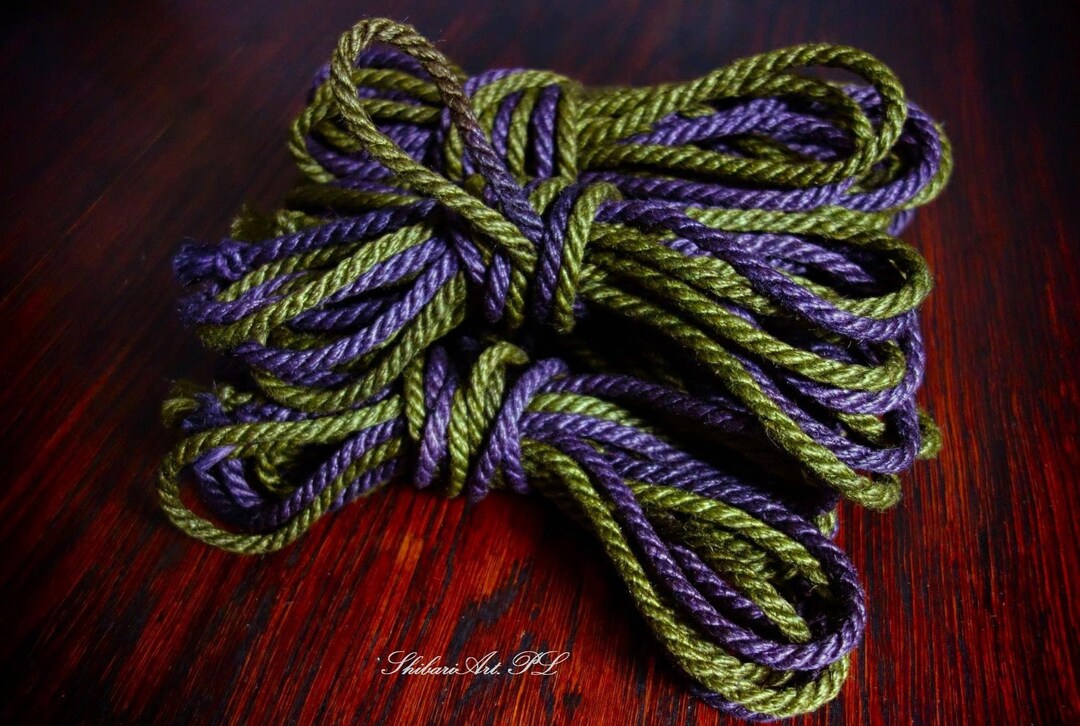Multicolored Shibari Rope, 2-color Jute Bondage Rope for Bdsm Harness ...