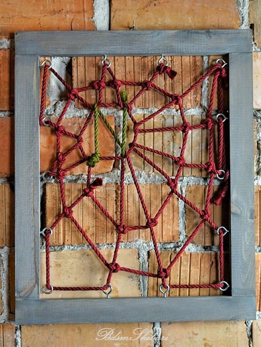 Large Dream Catcher Aka Rope Spider  Shibari Art Etsy