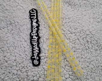 Lemon Reusable Straw | Summer Drink Venti Cup Straw