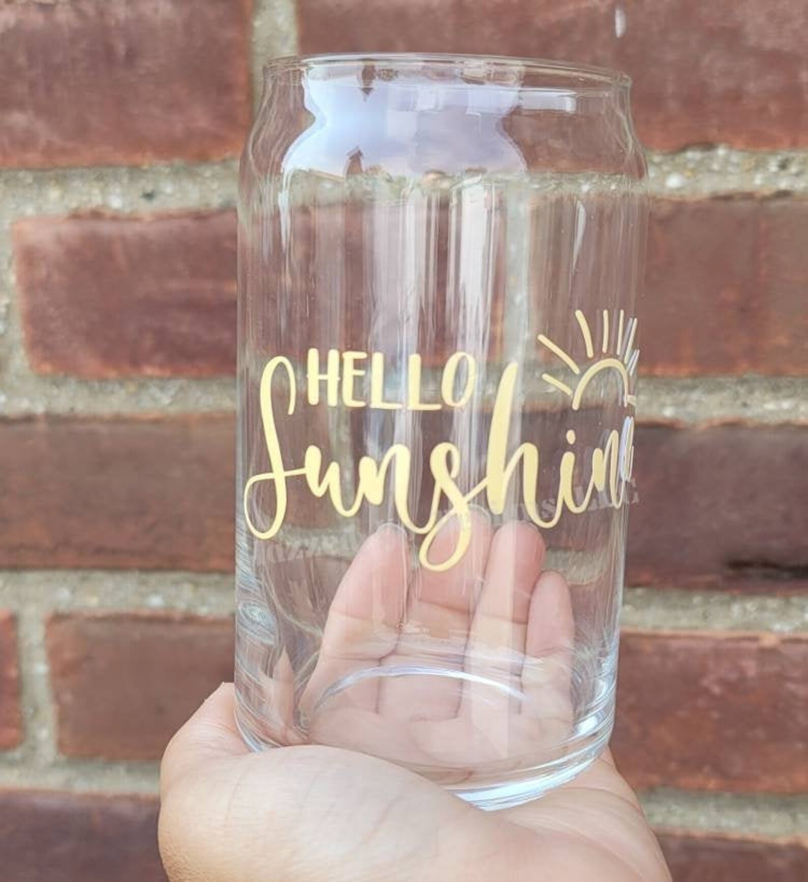 etsy iced coffee glasses