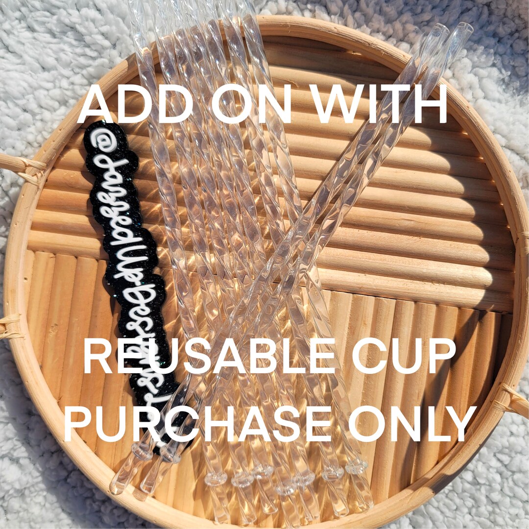 Starbucks Straw Swirl Straw BPA Free Plastic Swirl Straw for Starbucks