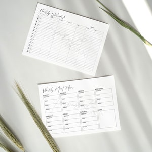 Printable Weekly Meal Planner | Meal Tracker & Food Journal | A4/a5 ...