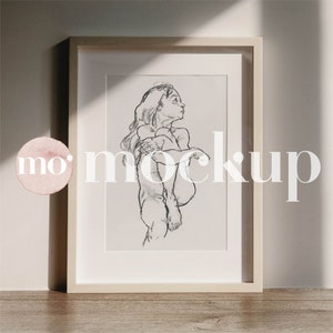 This is a high quality modern mockup designed to help you show your artwork online!