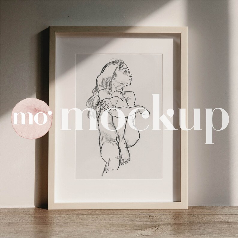 This is a high quality modern mockup designed to help you show your artwork online!