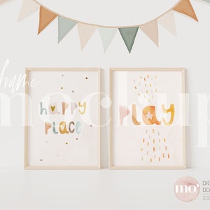 Set aus 2 Bilderrahmen Babyzimmer Mockup, 3x4 Print Mockup, druckbare Kunst Mockup, Poster Mockup