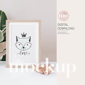 Nursery Wall Art Mockup: 2x3 Ratio (Digital Download)